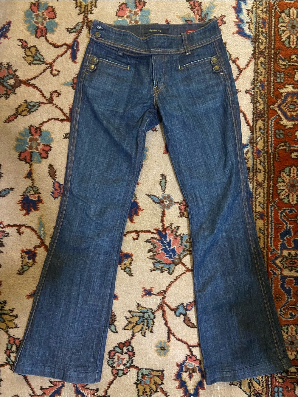 Citizens of Humanity Low-Rise Bootcut Jeans | Dark Wash | Y2K Denim